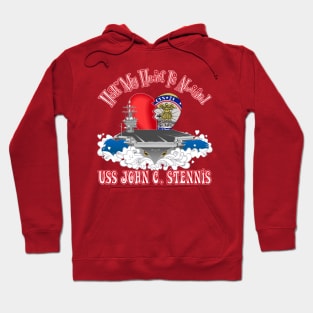 Half My Heart - USS John C. Stennis Hoodie